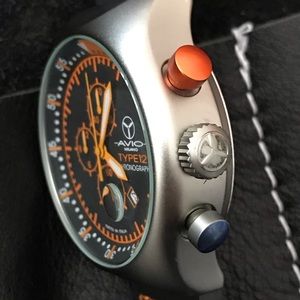 Avio Milano 45 MM Orange Mens Watch